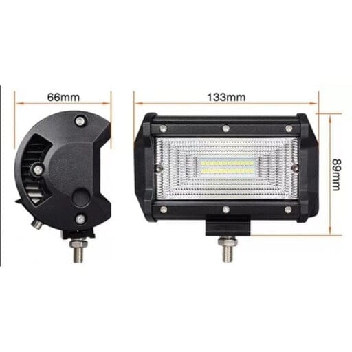 Προβολέας εργασίας LED 72 Watt 13,5cm 12-24V - Image 2