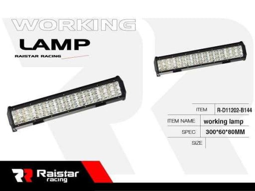 Προβολέας οχημάτων LED - Μπάρα - R-D11202-B144 - 110673